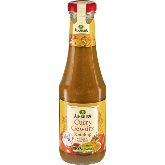 Alnatura Bio Curry Gewürz Ketchup 500ML 3 Alnatura Bio Curry Gewürz Ketchup 500ML