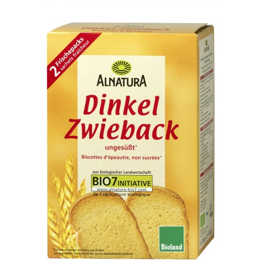Alnatura Bio Dinkel Zwieback 200G 3 Alnatura Bio Dinkel Zwieback 200G