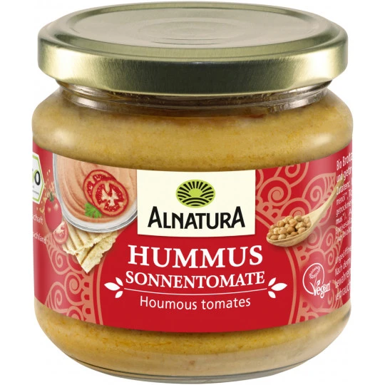 Alnatura Bio Hummus Sonnentomate 180G 3 Alnatura Bio Hummus Sonnentomate 180G