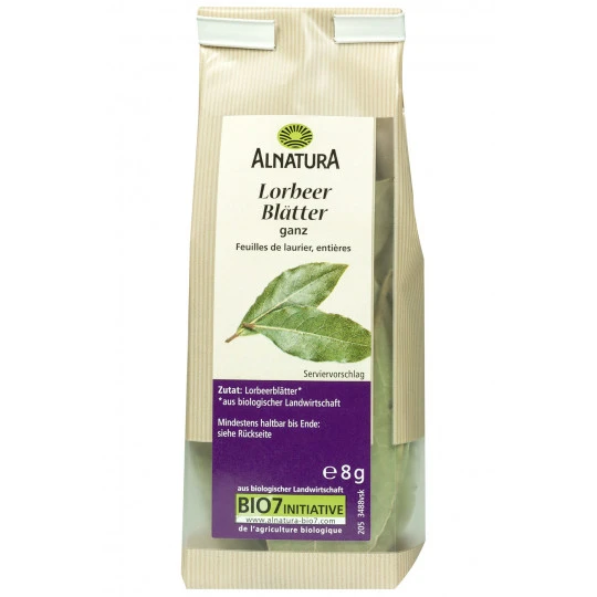 Alnatura Bio Lorbeer Blätter Ganz 8G 3 Alnatura Bio Lorbeer Blätter Ganz 8G