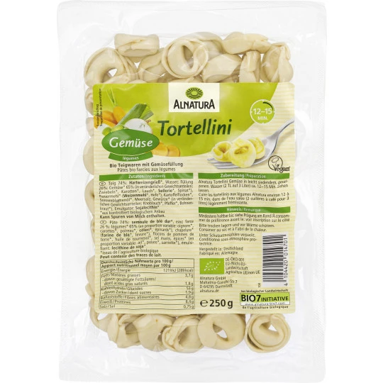 Alnatura Bio Tortellini Gemüse 250G 3 Alnatura Bio Tortellini Gemüse 250G