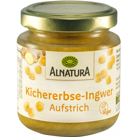 Alnatura Bio Kichererbse-Ingwer Aufstrich 120G 3 Alnatura Bio Kichererbse-Ingwer Aufstrich 120G