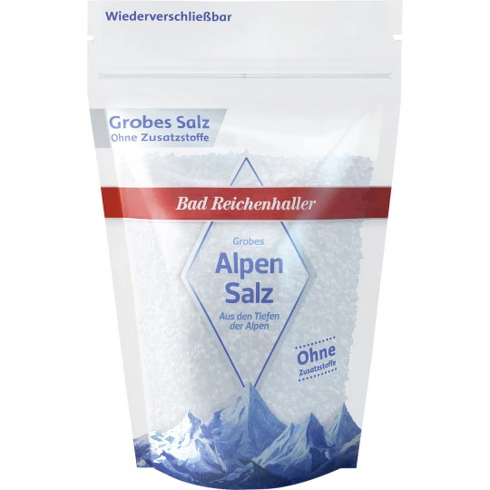 Bad Reichenhaller Alpensalz Grob 500G 3 Bad Reichenhaller Alpensalz Grob 500G