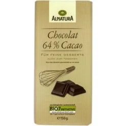 Alnatura Bio Chocolat 64% Cacao 150G