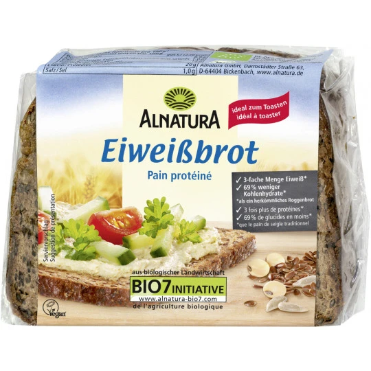 Alnatura Bio Eiweißbrot 250G 3 Alnatura Bio Eiweißbrot 250G