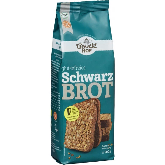 Bauckhof Bio Glutenfreies Schwarzbrot Backmischung 500G 3 Bauckhof Bio Glutenfreies Schwarzbrot Backmischung 500G