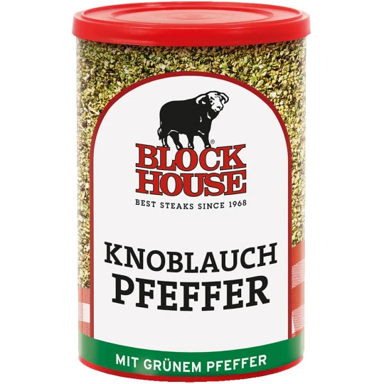 Block House Knoblauch Pfeffer 200G 3 Block House Knoblauch Pfeffer 200G