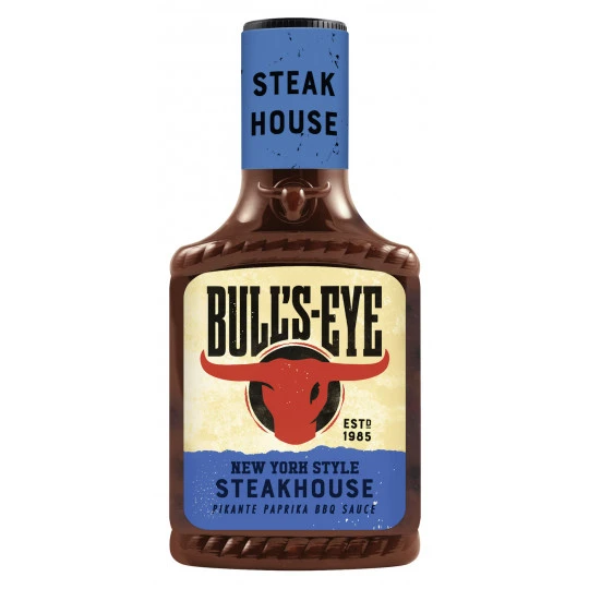 Heinz Bulls-Eye New York Style Steakhouse BBQ Sauce 300ML 3 Heinz Bulls-Eye New York Style Steakhouse BBQ Sauce 300ML