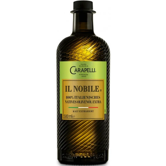Carapelli Il Nobile 100% Italienisches Natives Olivenöl Extra 0,5L 3 Carapelli Il Nobile 100% Italienisches Natives Olivenöl Extra 0,5L