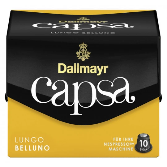Dallmayr Capsa Lungo Belluno Intensität 5 Kaffeekapseln 10ST 56G 3 Dallmayr Capsa Lungo Belluno Intensität 5 Kaffeekapseln 10ST 56G