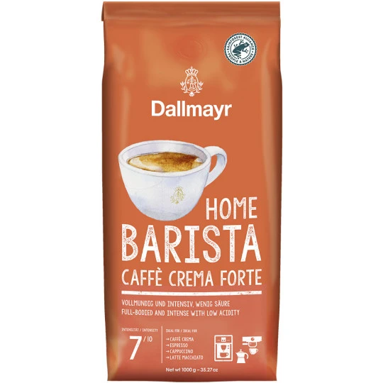 Dallmayr Home Barista Caffè Crema Forte Ganze Bohne 1KG 3 Dallmayr Home Barista Caffè Crema Forte Ganze Bohne 1KG