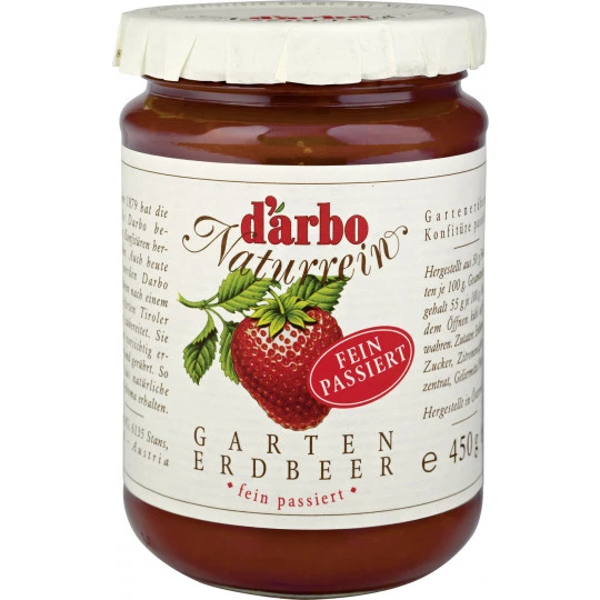 Darbo Konfitüre Naturrein Erdbeer Fein Passiert 450 G 3 Darbo Konfitüre Naturrein Erdbeer Fein Passiert 450 G