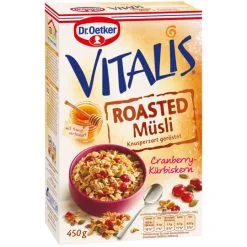 Dr. Oetker Vitalis Roasted Müsli Cranberry-Kürbiskern 450G