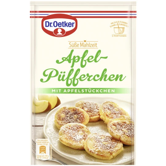 Dr. Oetker Apfel-Püfferchen 152G 3 Dr. Oetker Apfel-Püfferchen 152G