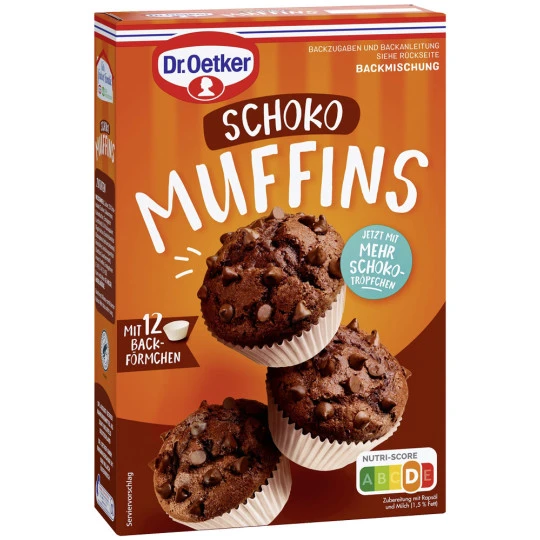 Dr. Oetker Schoko Muffins 345G 3 Dr. Oetker Schoko Muffins 345G
