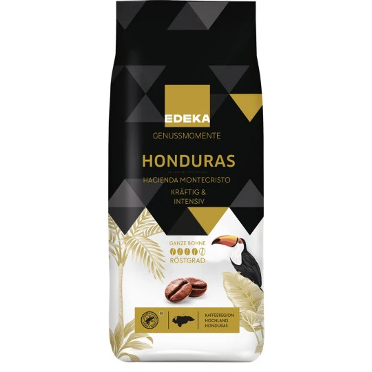 EDEKA Genussmomente Kaffee Honduras Hacienda Montecristo Ganze Bohnen 500G 3 EDEKA Genussmomente Kaffee Honduras Hacienda Montecristo Ganze Bohnen 500G