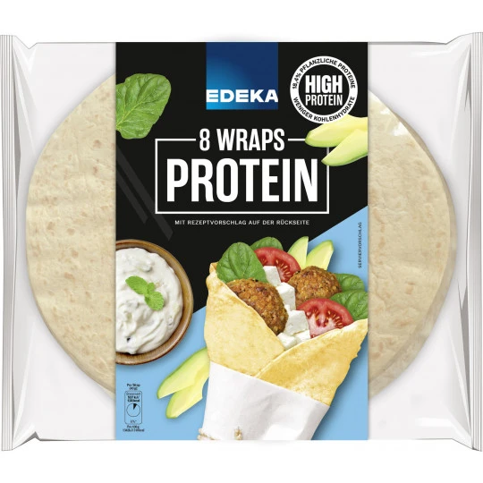 EDEKA Wraps Protein 8ST 320G 3 EDEKA Wraps Protein 8ST 320G
