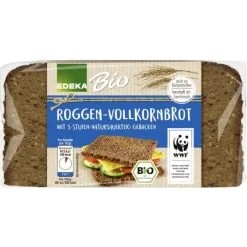 EDEKA Bio Roggen Vollkornbrot 500 G