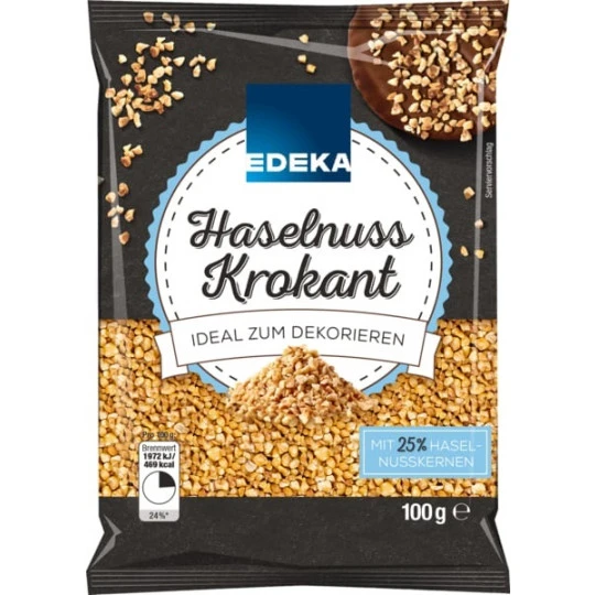 EDEKA Haselnuss Krokant 100G 3 EDEKA Haselnuss Krokant 100G