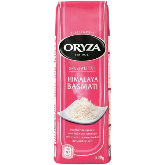 Oryza Himalaya Basmati Reis Lose 500G 3 Oryza Himalaya Basmati Reis Lose 500G
