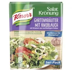Knorr Salatkrönung Gartenkräuter Mit Knoblauch 5ST 40G