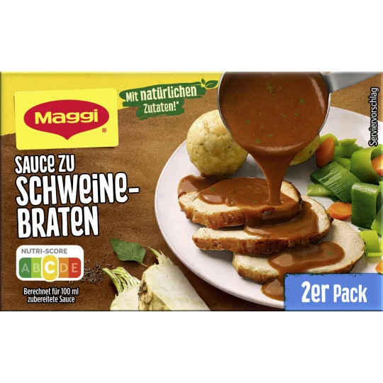 Maggi Sauce Zu Schweinebraten Ergibt 2x 250ML 3 Maggi Sauce Zu Schweinebraten Ergibt 2x 250ML