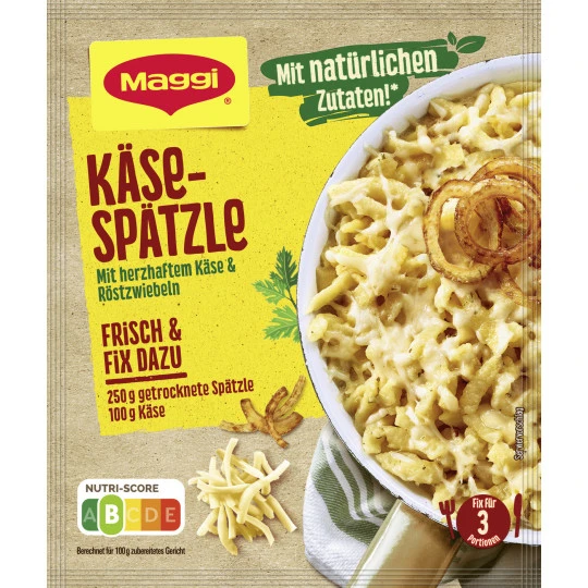 Maggi Käse Spätzle 30G 3 Maggi Käse Spätzle 30G