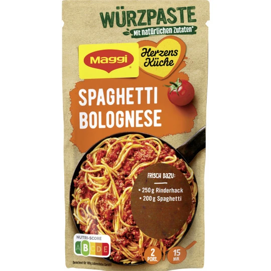 Maggi Herzensküche Spaghetti Bolognese 85G 3 Maggi Herzensküche Spaghetti Bolognese 85G