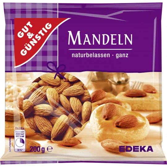 Gut & Günstig Mandeln 200G 3 Gut & Günstig Mandeln 200G