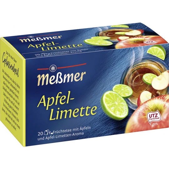 Meßmer Tee Apfel-Limette 20ST 50G 3 Meßmer Tee Apfel-Limette 20ST 50G