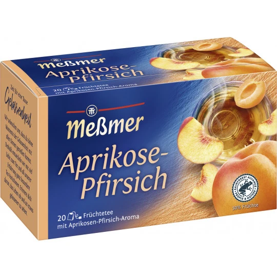Meßmer Tee Aprikose-Pfirsich 20ST 50G 3 Meßmer Tee Aprikose-Pfirsich 20ST 50G