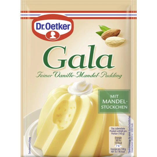 Dr. Oetker Gala Feiner Vanille-Mandel-Pudding 2x 40G 3 Dr. Oetker Gala Feiner Vanille-Mandel-Pudding 2x 40G
