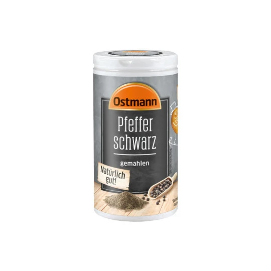 Ostmann Pfeffer Schwarz Gemahlen 40G 3 Ostmann Pfeffer Schwarz Gemahlen 40G