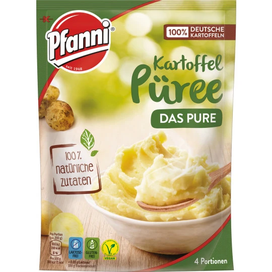 Pfanni Kartoffel Püree Das Pure 120G 3 Pfanni Kartoffel Püree Das Pure 120G