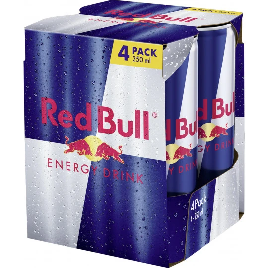 Red Bull Energy Drink 4x 250ML 3 Red Bull Energy Drink 4x 250ML