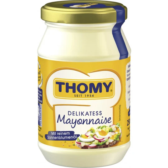 Thomy Delikatess Mayonnaise Im Glas 250ML 3 Thomy Delikatess Mayonnaise Im Glas 250ML