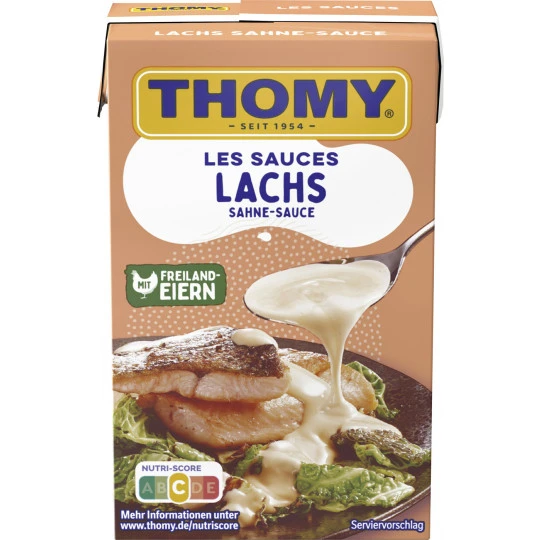 Thomy Les Sauces Lachs Sahne-Sauce 250ML 3 Thomy Les Sauces Lachs Sahne-Sauce 250ML