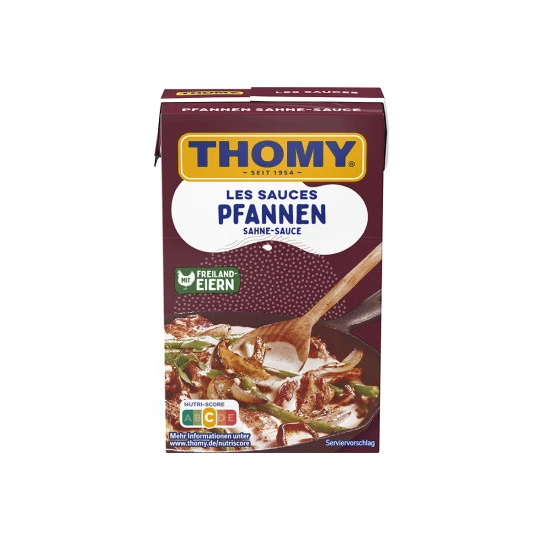 Thomy Les Sauces Pfannen Sahne-Sauce 250ML 3 Thomy Les Sauces Pfannen Sahne-Sauce 250ML